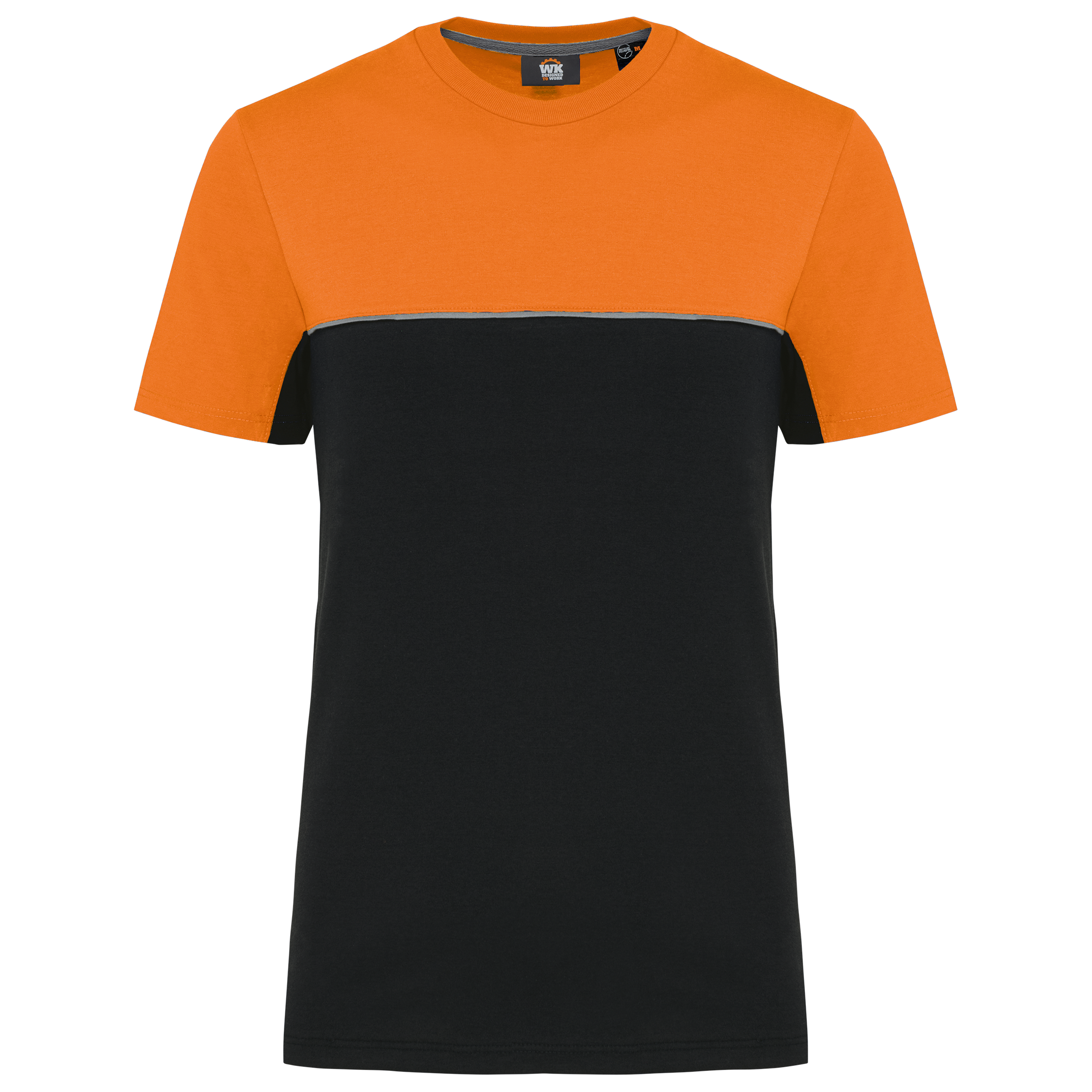Recyceltes Zweifarbiges Kurzarm-T-Shirt - 190 g/m² - WK304