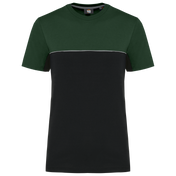 Recyceltes Zweifarbiges Kurzarm-T-Shirt - 190 g/m² - WK304
