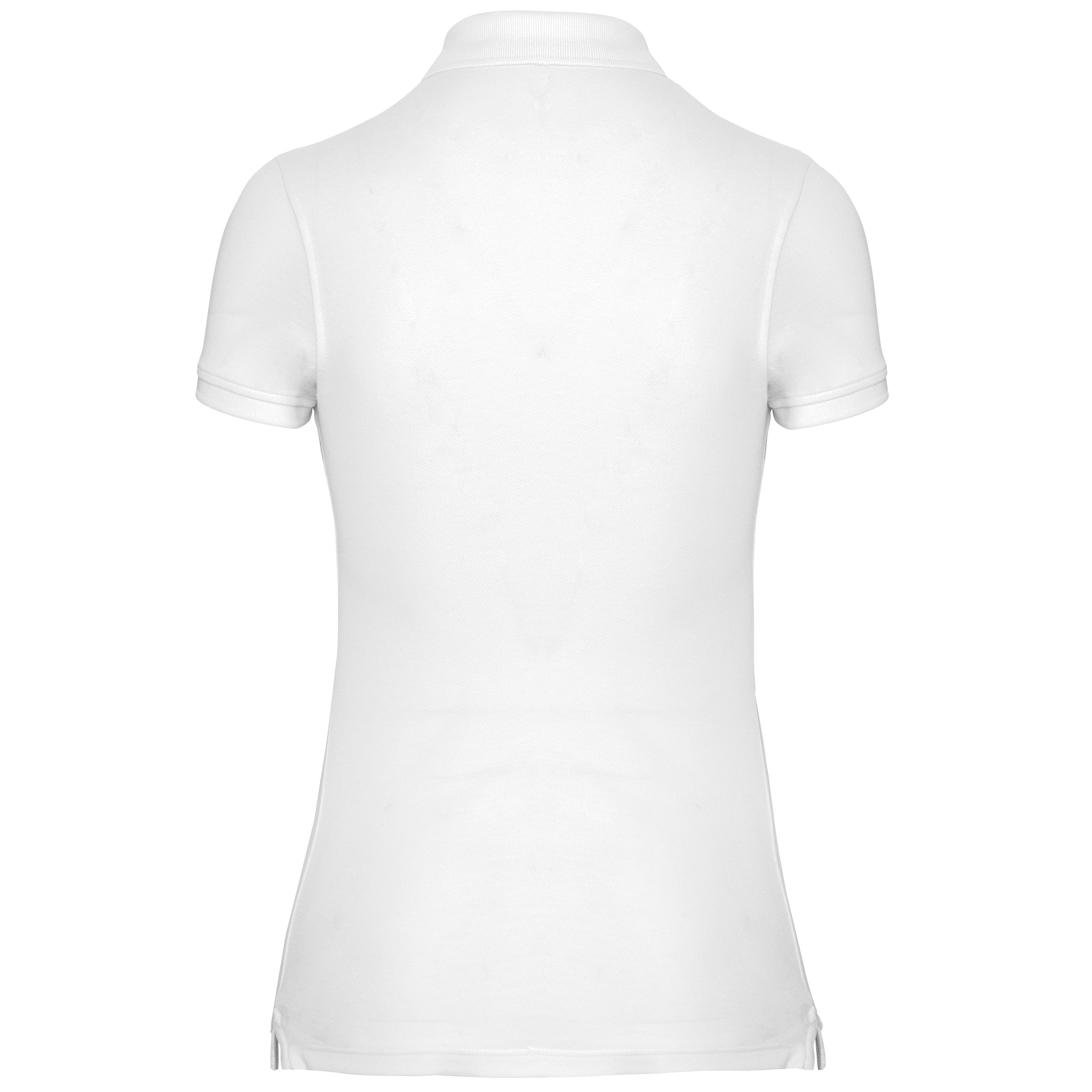 Women's Short-Sleeved Piqué Polo Shirt in Recycled Polyester and Cotton | WK275