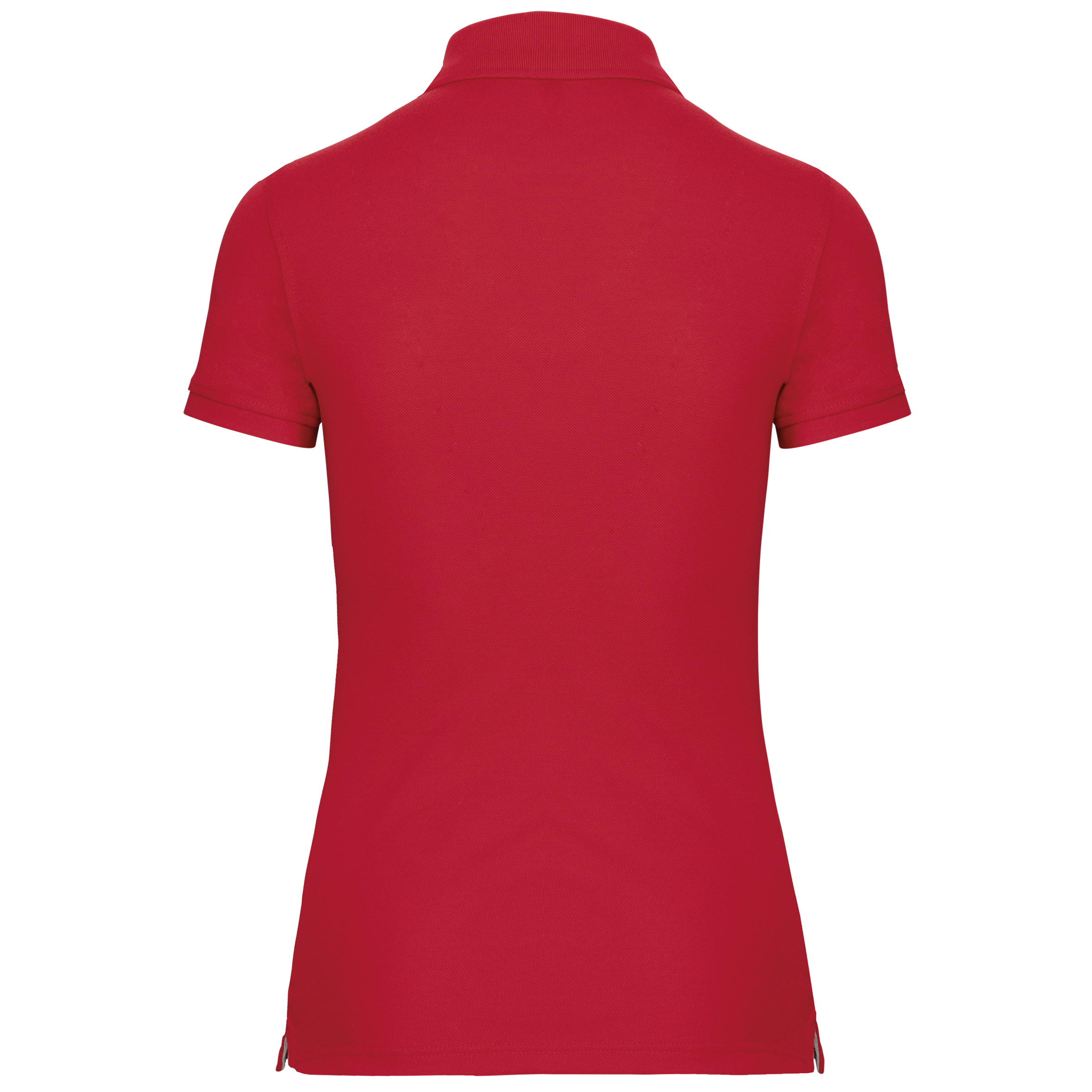 Women's Short-Sleeved Piqué Polo Shirt in Recycled Polyester and Cotton | WK275