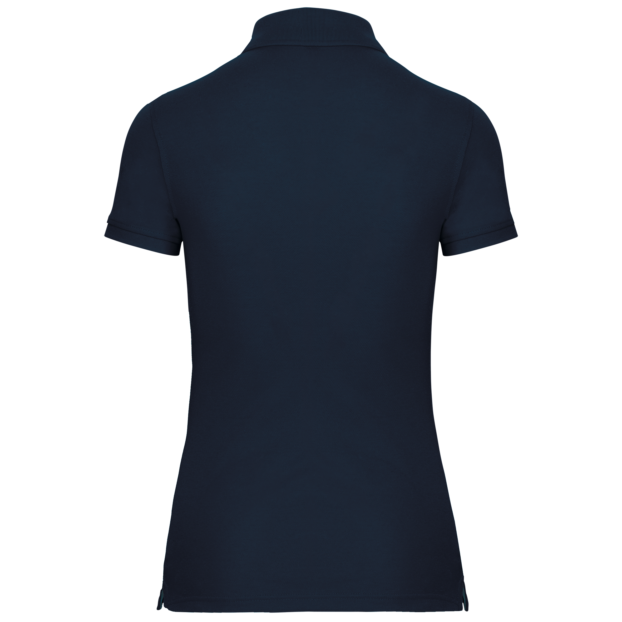 Women's Short-Sleeved Piqué Polo Shirt in Recycled Polyester and Cotton | WK275