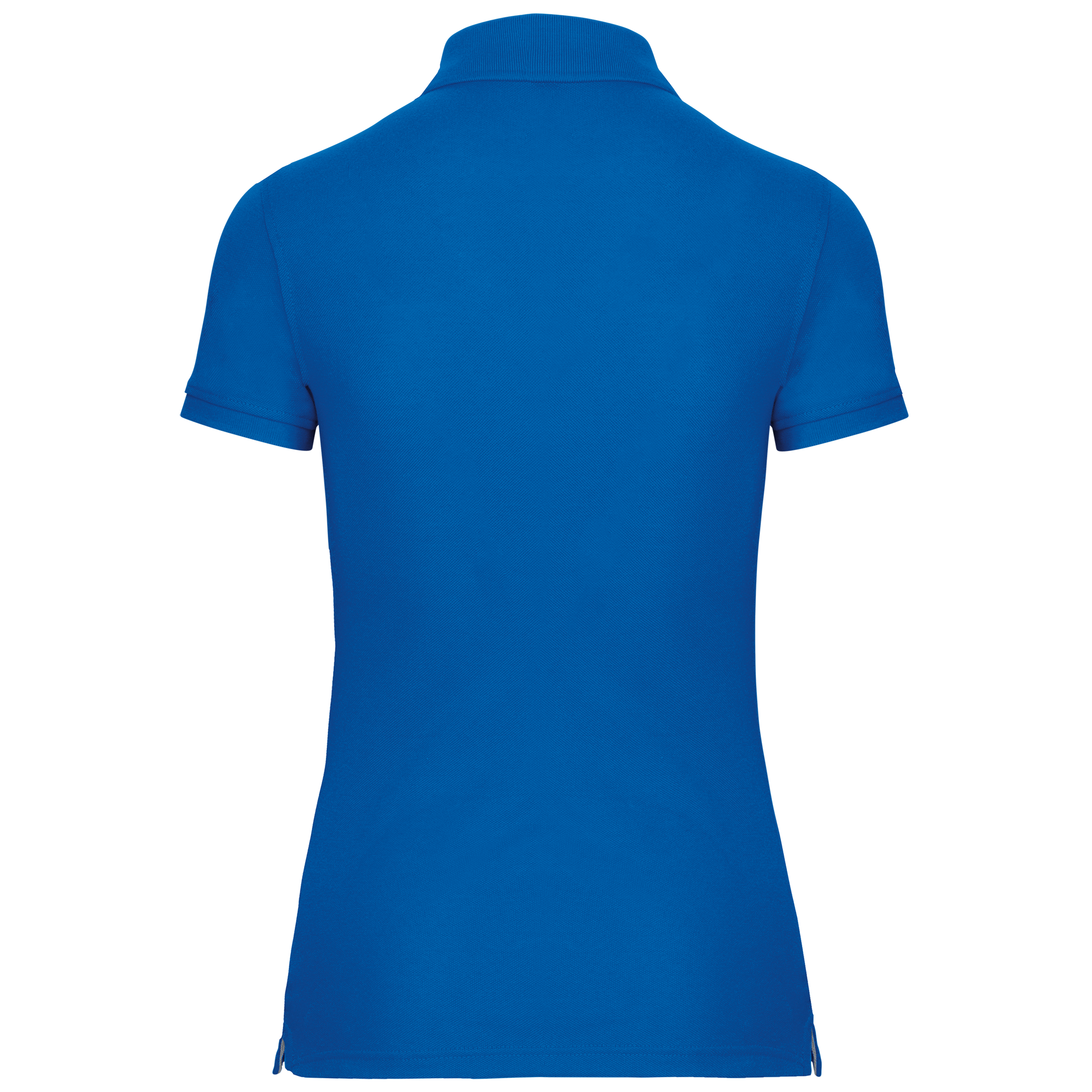 Women's Short-Sleeved Piqué Polo Shirt in Recycled Polyester and Cotton | WK275