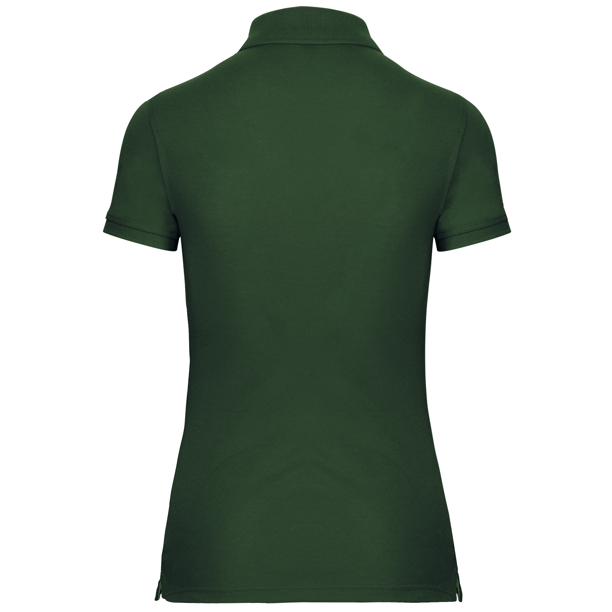 Women's Short-Sleeved Piqué Polo Shirt in Recycled Polyester and Cotton | WK275