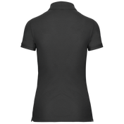 Women's Short-Sleeved Piqué Polo Shirt in Recycled Polyester and Cotton | WK275