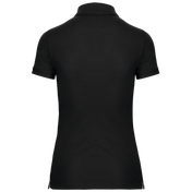 Women's Short-Sleeved Piqué Polo Shirt in Recycled Polyester and Cotton | WK275