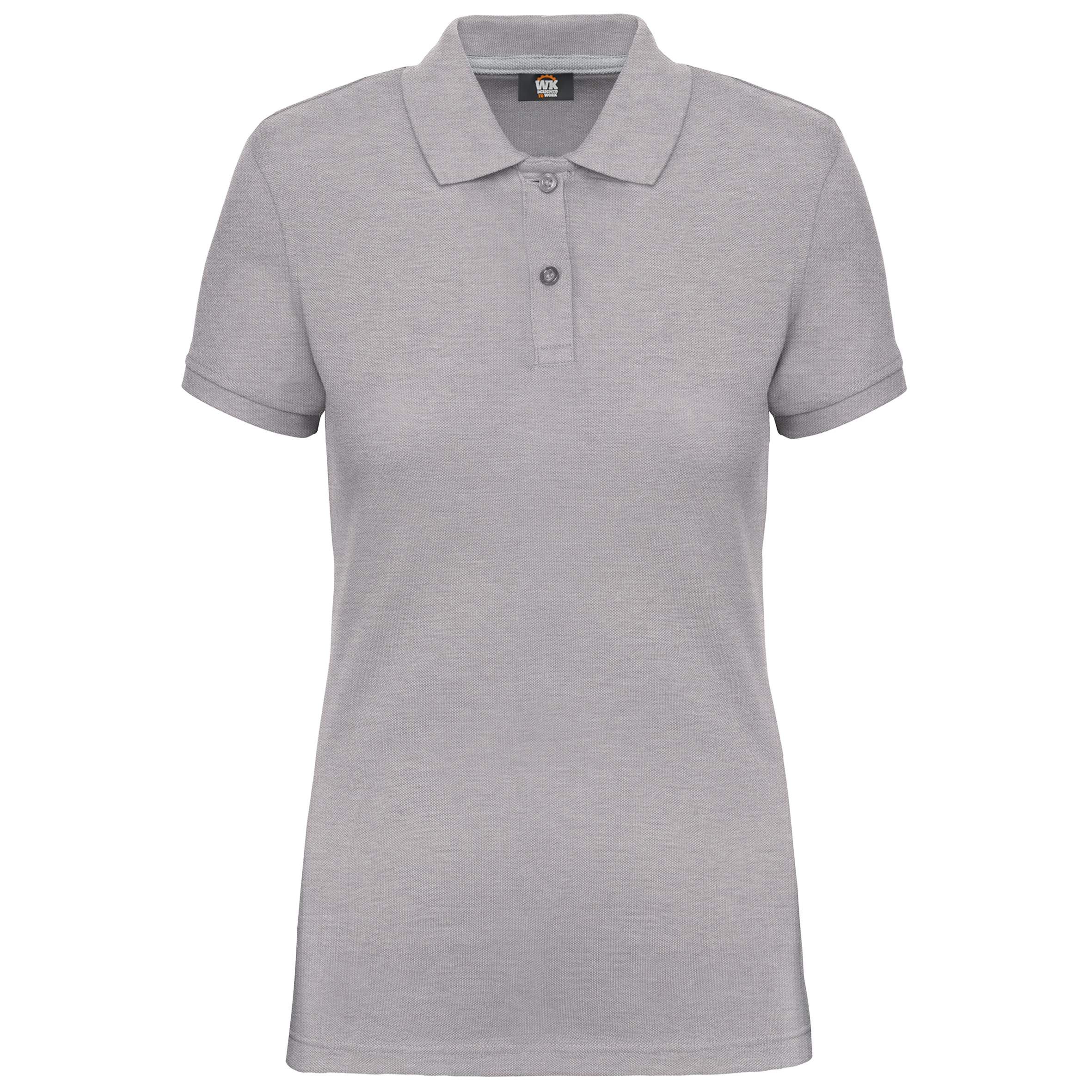 Women's Short-Sleeved Piqué Polo Shirt in Recycled Polyester and Cotton | WK275