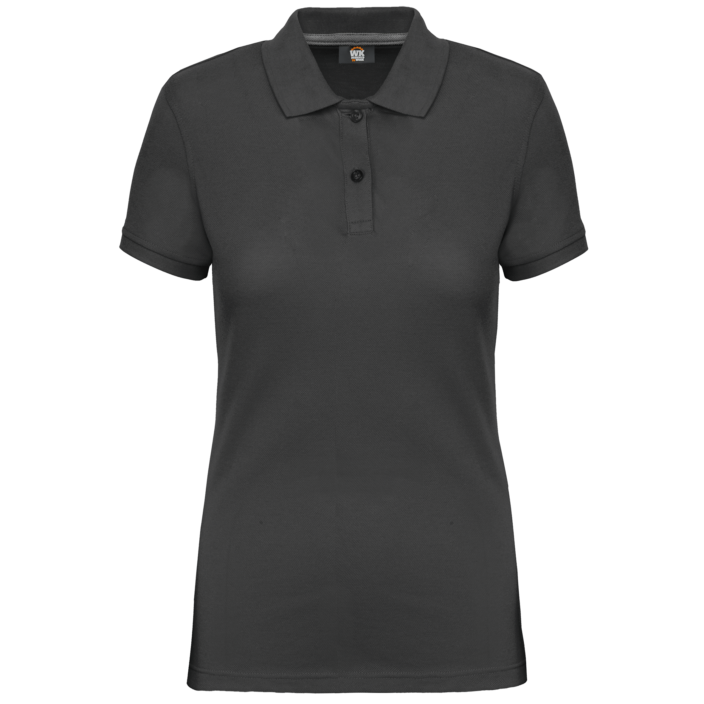 Women's Short-Sleeved Piqué Polo Shirt in Recycled Polyester and Cotton | WK275