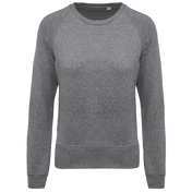 Dames Organisch Katoenen Crew Neck Raglanmouw Sweatshirt - K481