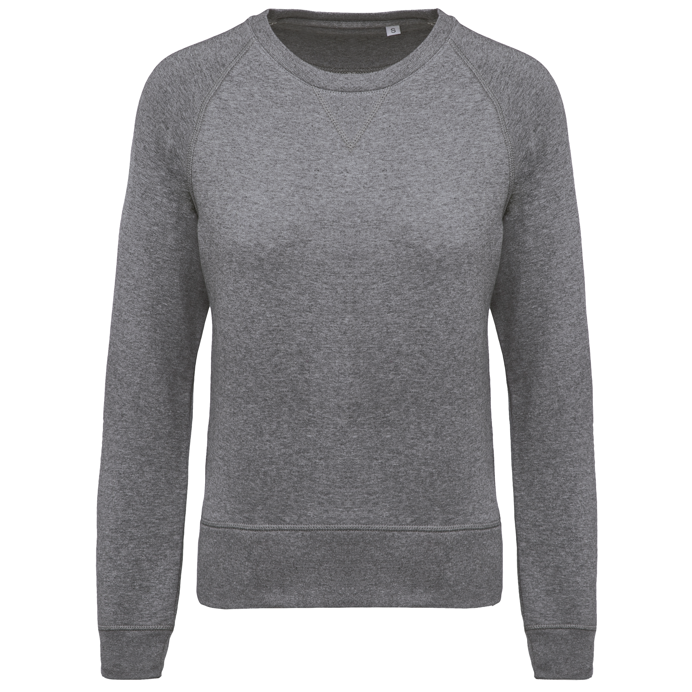 Dames Organisch Katoenen Crew Neck Raglanmouw Sweatshirt - K481