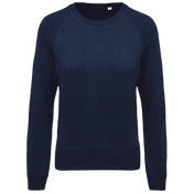 Dames Organisch Katoenen Crew Neck Raglanmouw Sweatshirt - K481