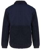 Sherpa Fleece Jacket with Funnel Neck in Recycled Polyester | FR854