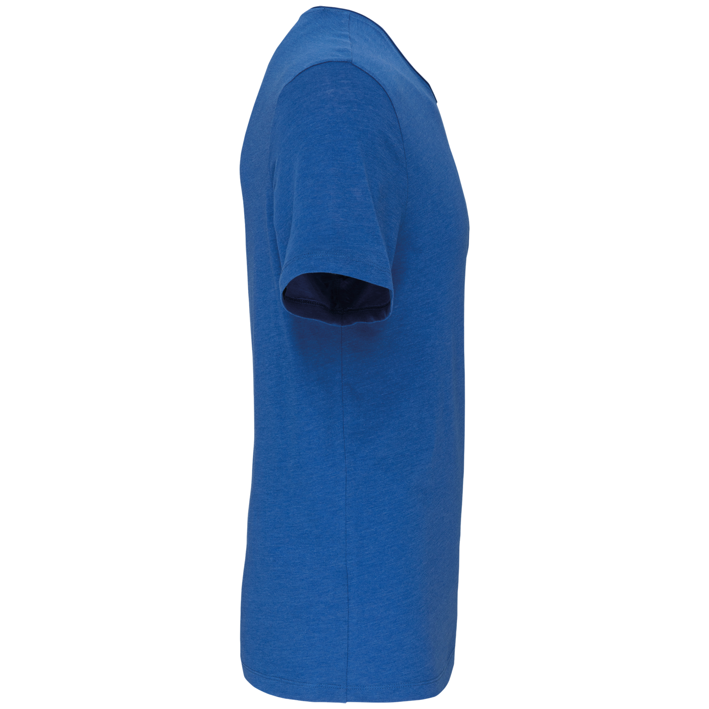 Herren T-Shirt mit kurzen Ärmeln aus Bio-Baumwolle und rohem Halsausschnitt - 110 g/m² - K398