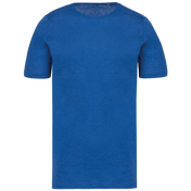 Herren T-Shirt mit kurzen Ärmeln aus Bio-Baumwolle und rohem Halsausschnitt - 110 g/m² - K398