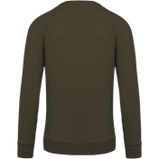 Heren Sweatshirt van Biologisch Katoen met Ronde Hals en Raglanmouwen - K480