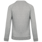 Heren Sweatshirt van Biologisch Katoen met Ronde Hals en Raglanmouwen - K480