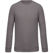 Heren Sweatshirt van Biologisch Katoen met Ronde Hals en Raglanmouwen - K480