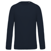 Heren Sweatshirt van Biologisch Katoen met Ronde Hals en Raglanmouwen - K480