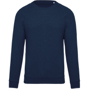 Heren Sweatshirt van Biologisch Katoen met Ronde Hals en Raglanmouwen - K480