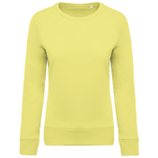 Dames Organisch Katoenen Crew Neck Raglanmouw Sweatshirt - K481