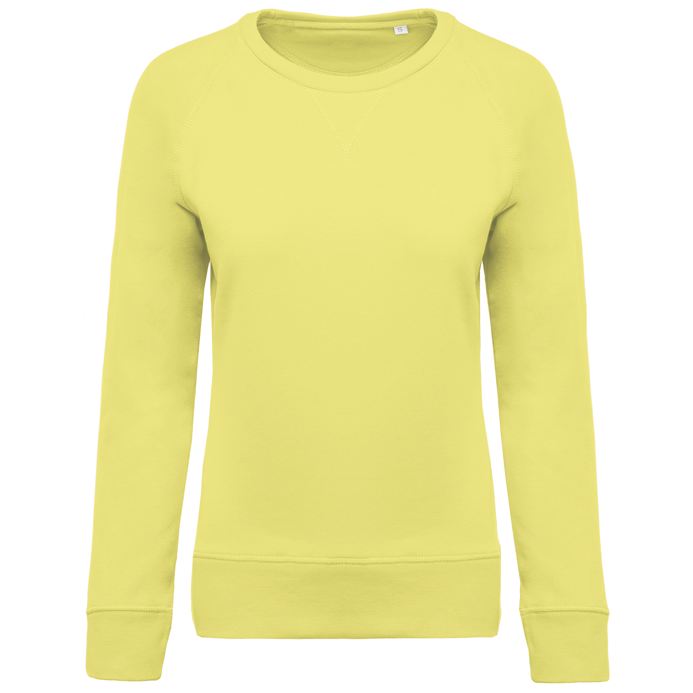 Dames Organisch Katoenen Crew Neck Raglanmouw Sweatshirt - K481