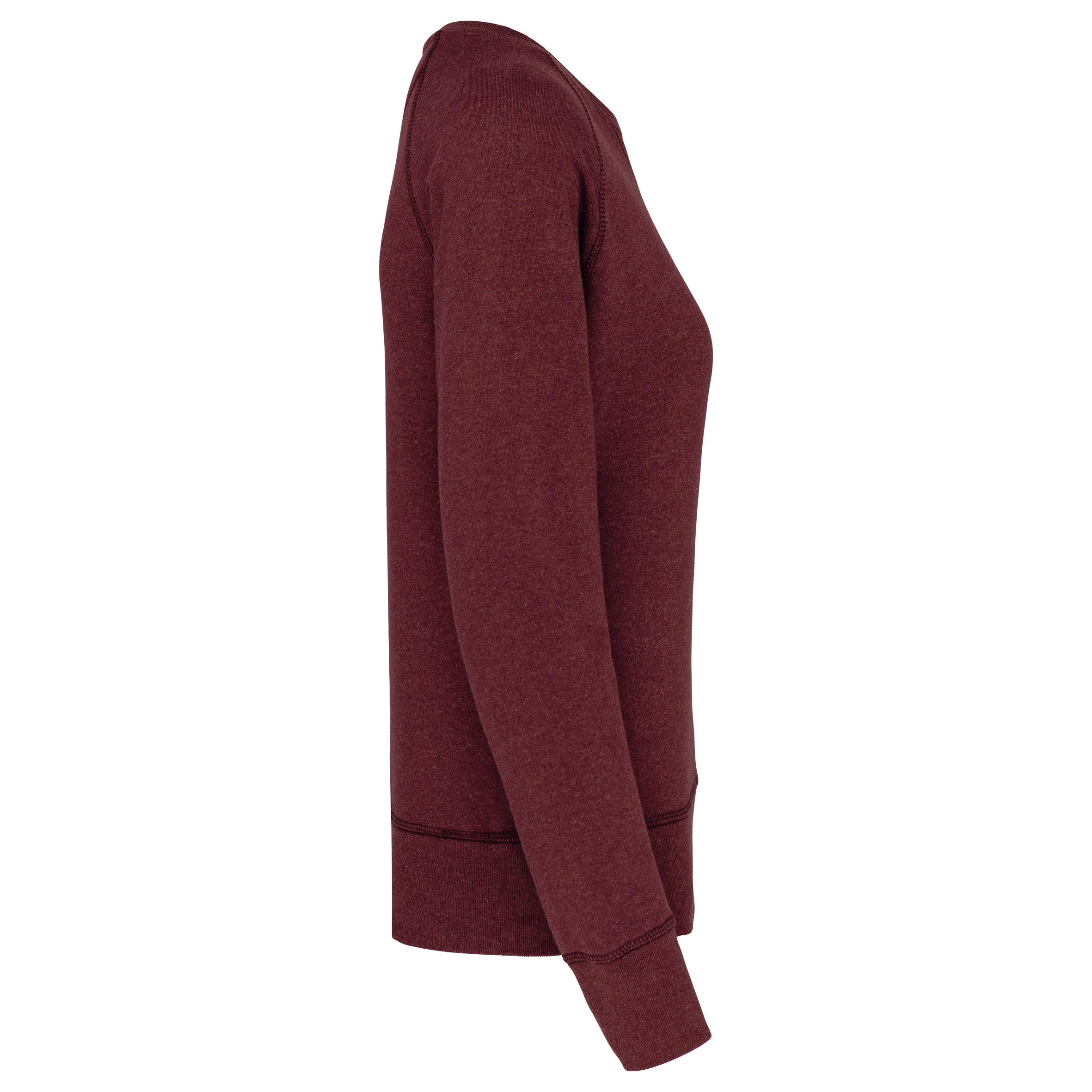 Dames Organisch Katoenen Crew Neck Raglanmouw Sweatshirt - K481