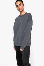 Eco-Verantwoordelijke Oversized Ronde Hals Unisex Sweatshirt - NS407