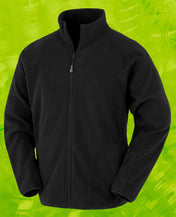 Chaqueta de micropolar en poliéster reciclado con cremallera completa | R907X