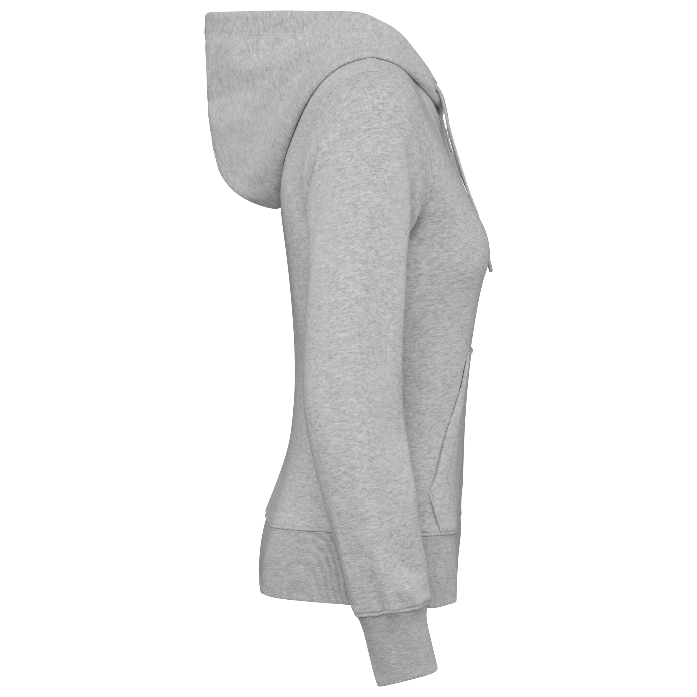Dames Eco-vriendelijke Hoodie met Rits - 280 g/m² - K4031