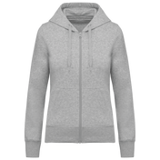 Dames Eco-vriendelijke Hoodie met Rits - 280 g/m² - K4031