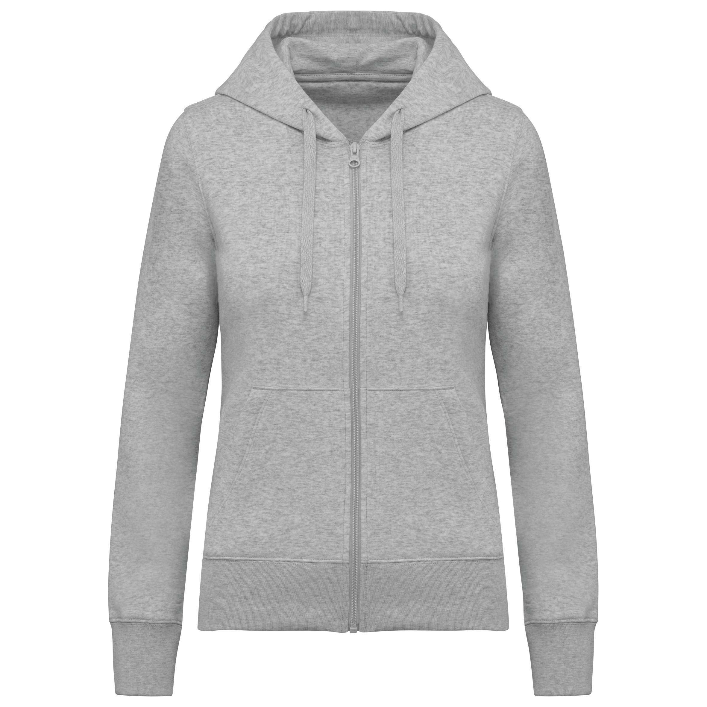 Dames Eco-vriendelijke Hoodie met Rits - 280 g/m² - K4031
