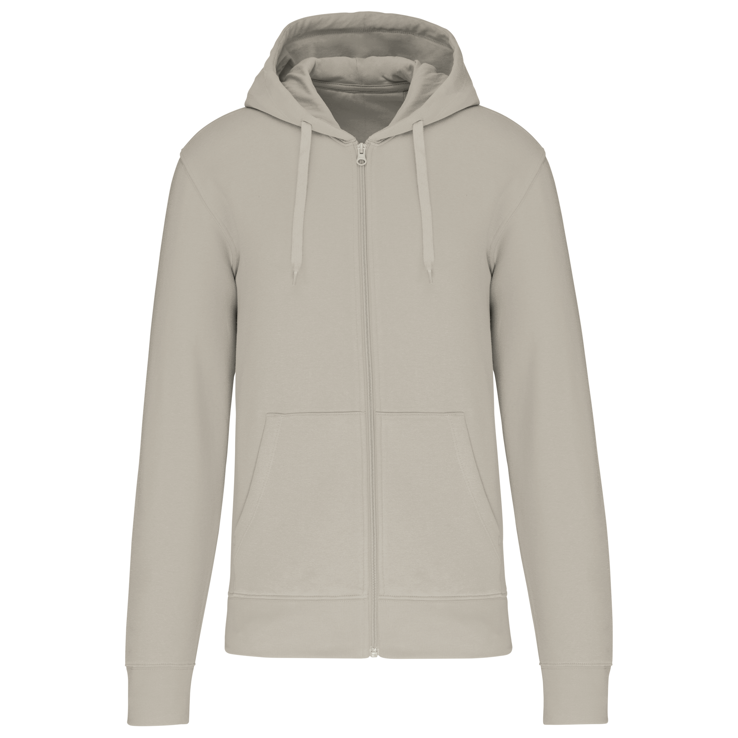 Heren Milieuvriendelijke Hoodie met Rits - 280 g/m² - K4030