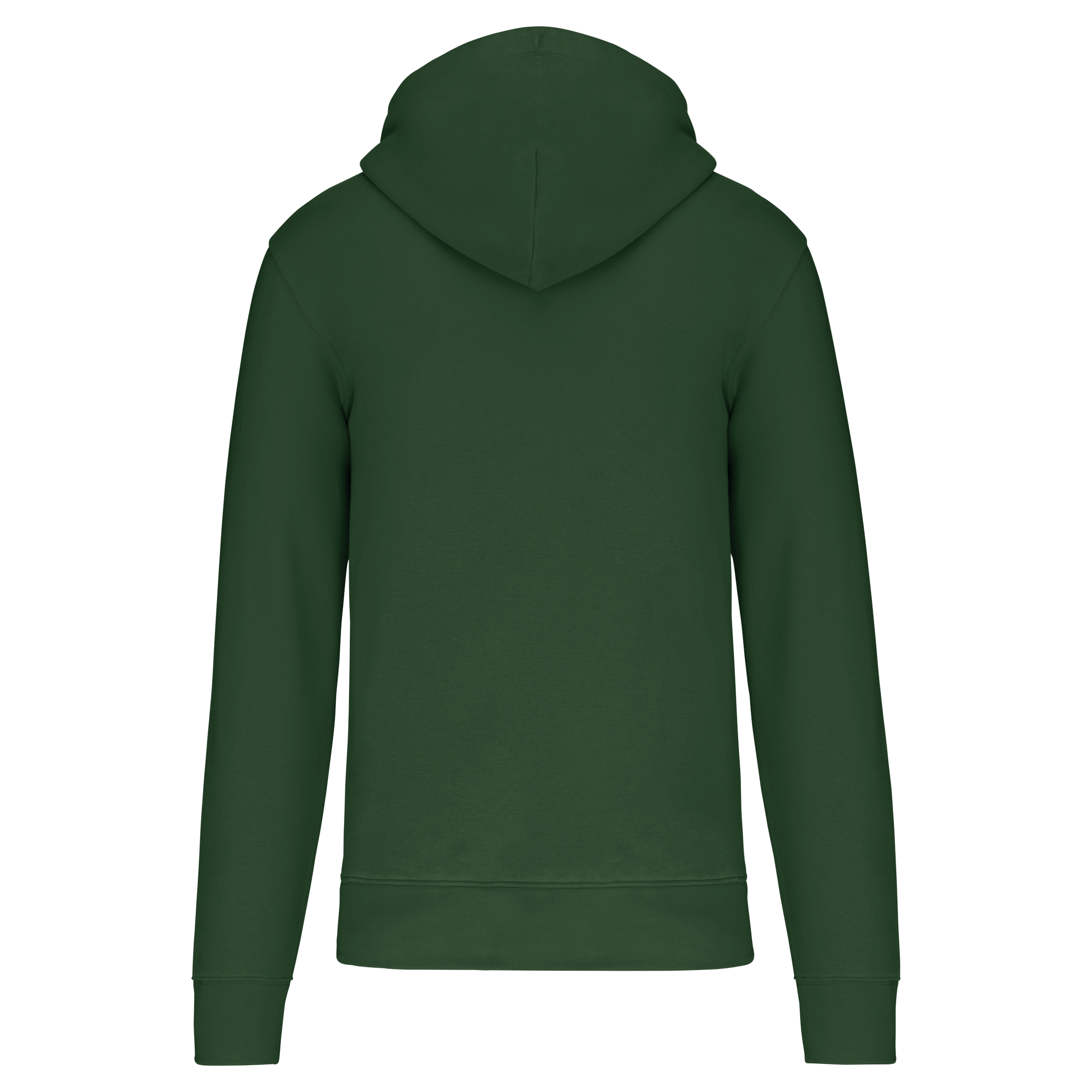 Heren Milieuvriendelijke Hoodie met Rits - 280 g/m² - K4030