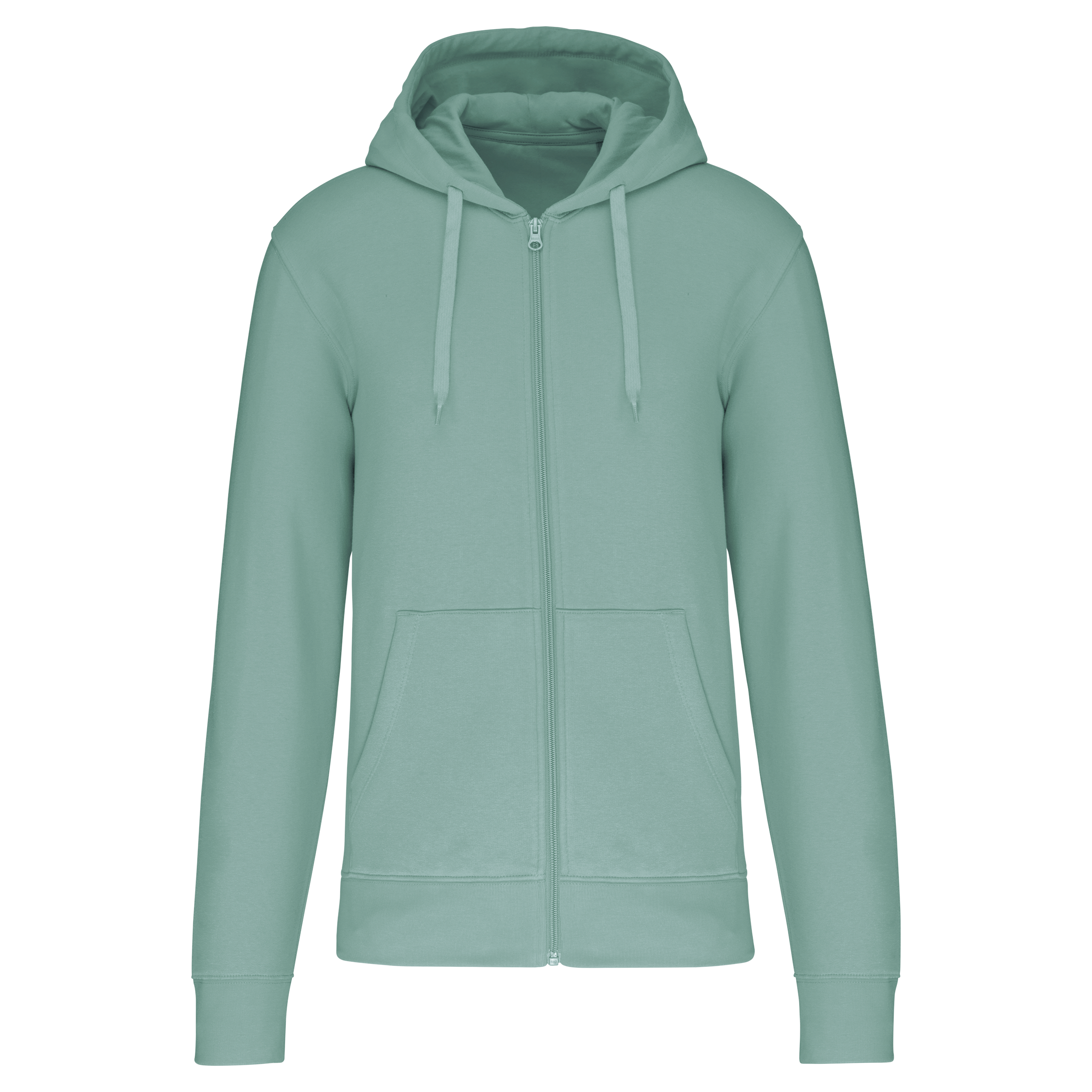 Heren Milieuvriendelijke Hoodie met Rits - 280 g/m² - K4030