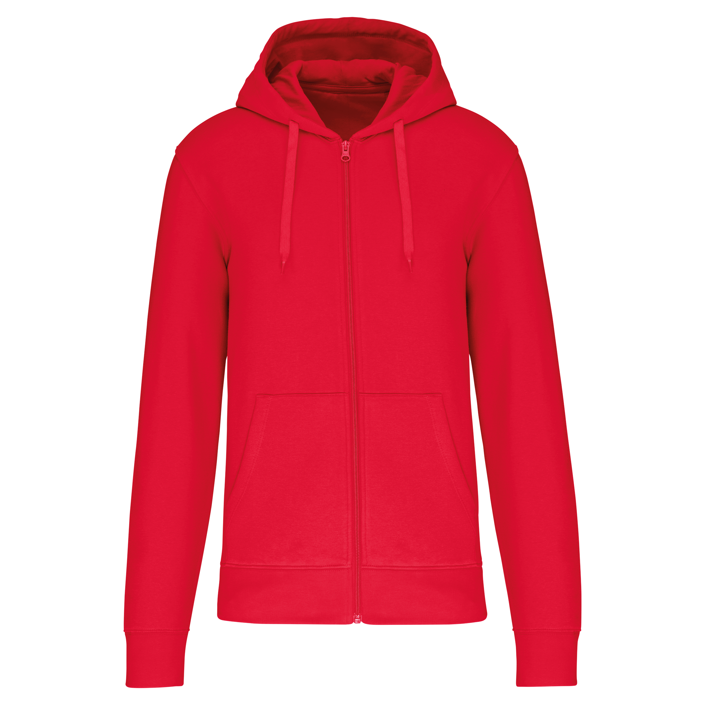 Heren Milieuvriendelijke Hoodie met Rits - 280 g/m² - K4030