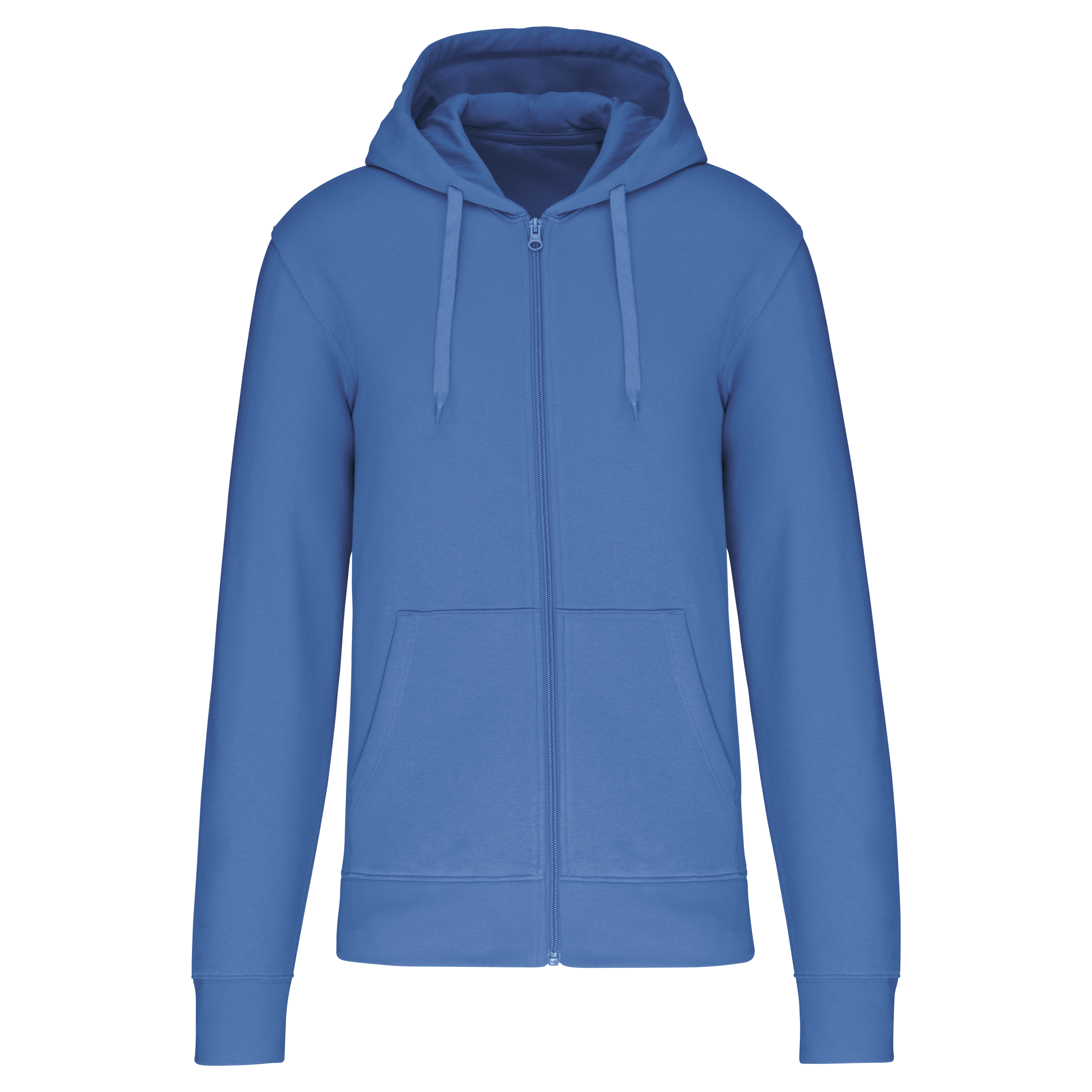 Heren Milieuvriendelijke Hoodie met Rits - 280 g/m² - K4030