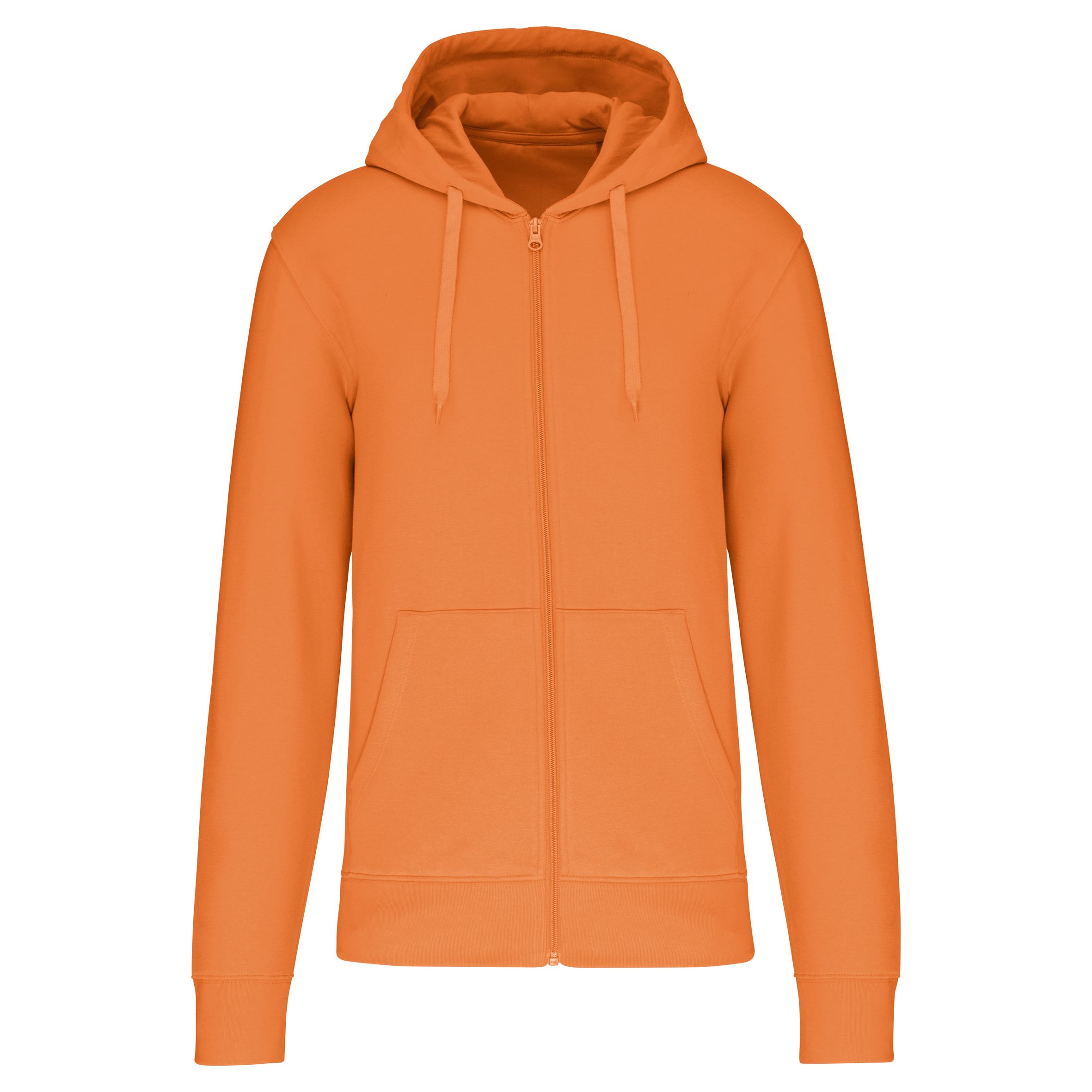 Heren Milieuvriendelijke Hoodie met Rits - 280 g/m² - K4030