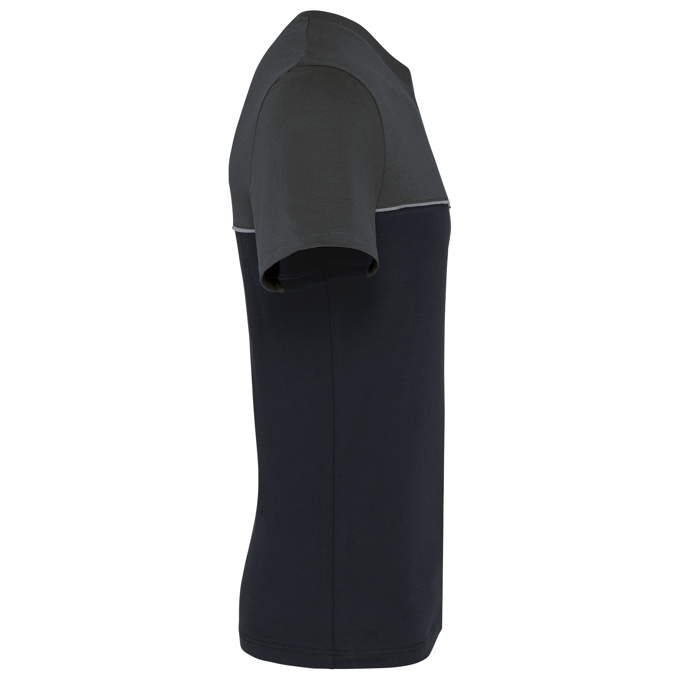 Recyceltes Zweifarbiges Kurzarm-T-Shirt - 190 g/m² - WK304