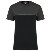 Recyceltes Zweifarbiges Kurzarm-T-Shirt - 190 g/m² - WK304