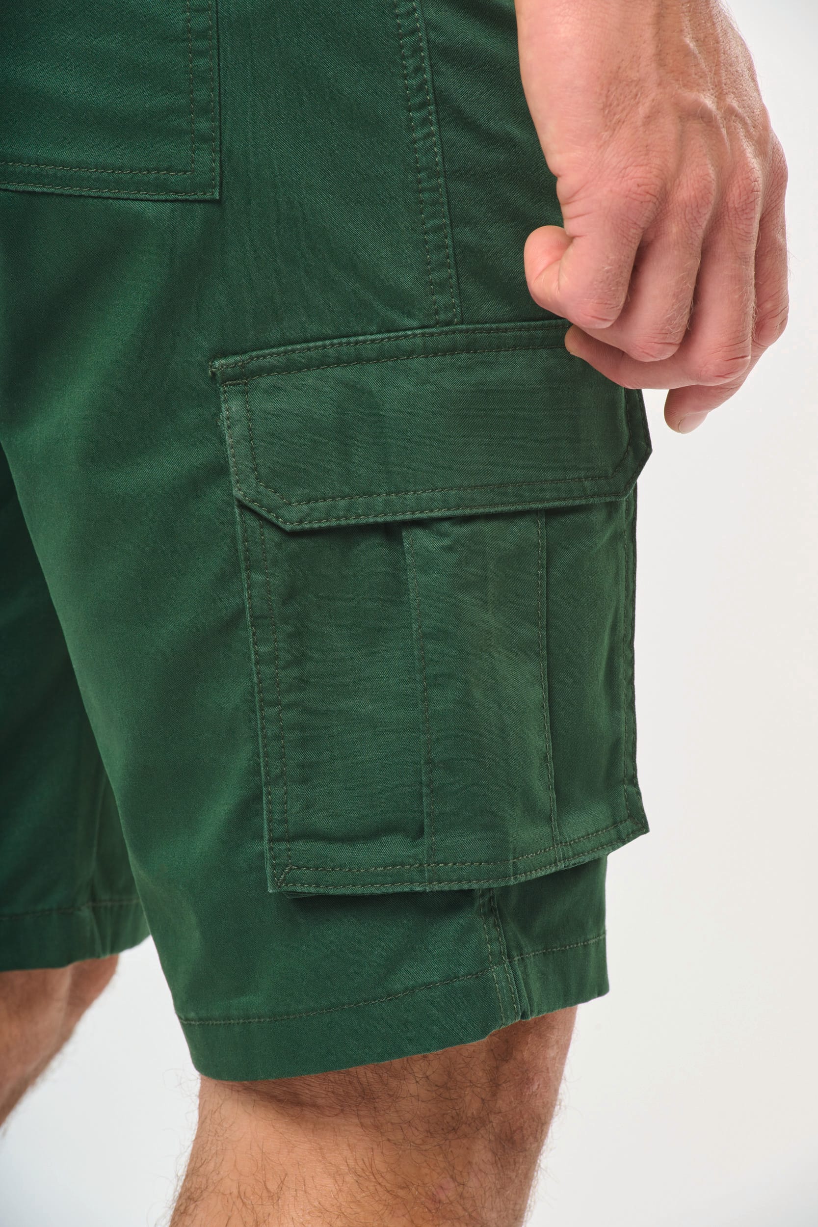Men's Eco-friendly Multipocket Bermuda Shorts - WK713