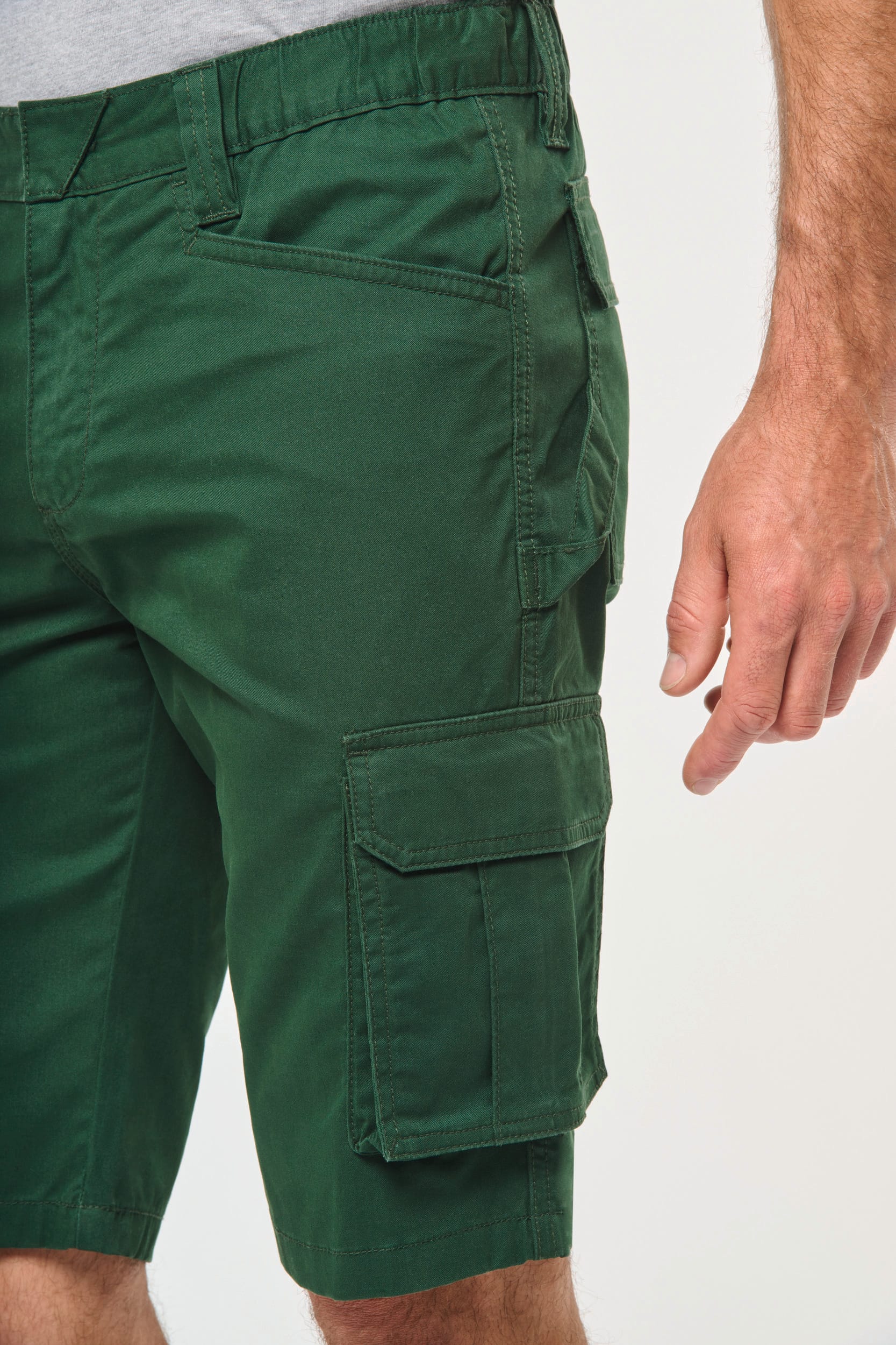 Men's Eco-friendly Multipocket Bermuda Shorts - WK713