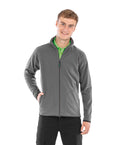 Chaqueta de micropolar en poliéster reciclado con cremallera completa | R907X