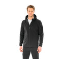 Mikrofleece-Kapuzenjacke aus recyceltem Polyester mit durchgehendem Reißverschluss | R906X