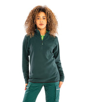 Jersey de micropolar en poliéster reciclado con cuello de cremallera | R905X