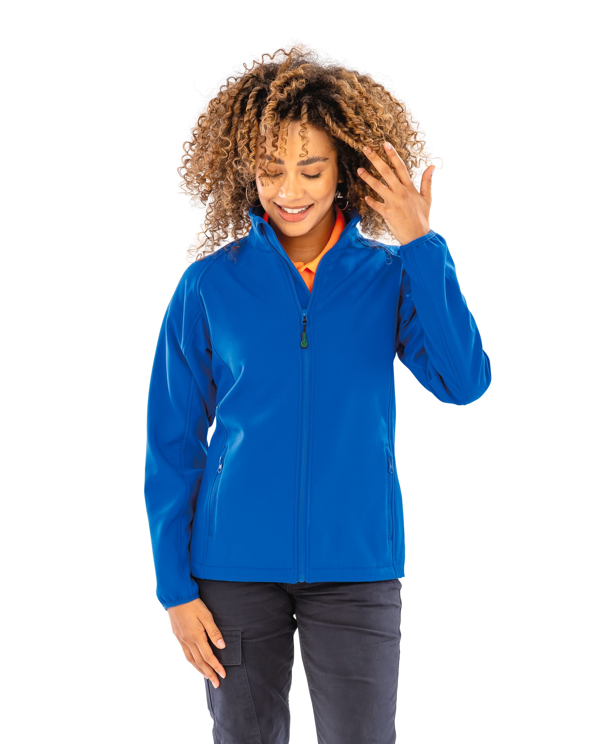 Chaqueta softshell de dos capas para mujer en poliéster reciclado | R901F