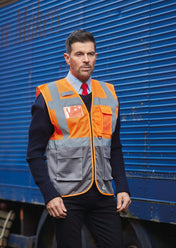 Hi-Vis Executive-Netzweste aus recyceltem Polyester | YHVW820