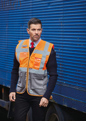 Hi-Vis Executive-Netzweste aus recyceltem Polyester | YHVW820