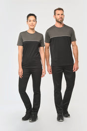 Recyceltes Zweifarbiges Kurzarm-T-Shirt - 190 g/m² - WK304