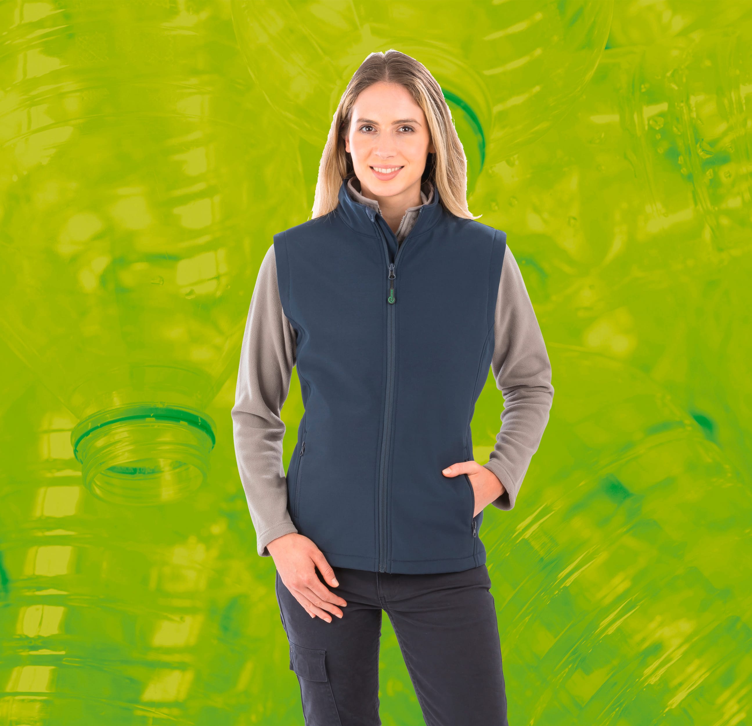 Gilet softshell da donna in poliestere riciclato | R902F