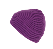 Bonnet côtelé à revers en mélange de polyester recyclé Polylana® | KP950