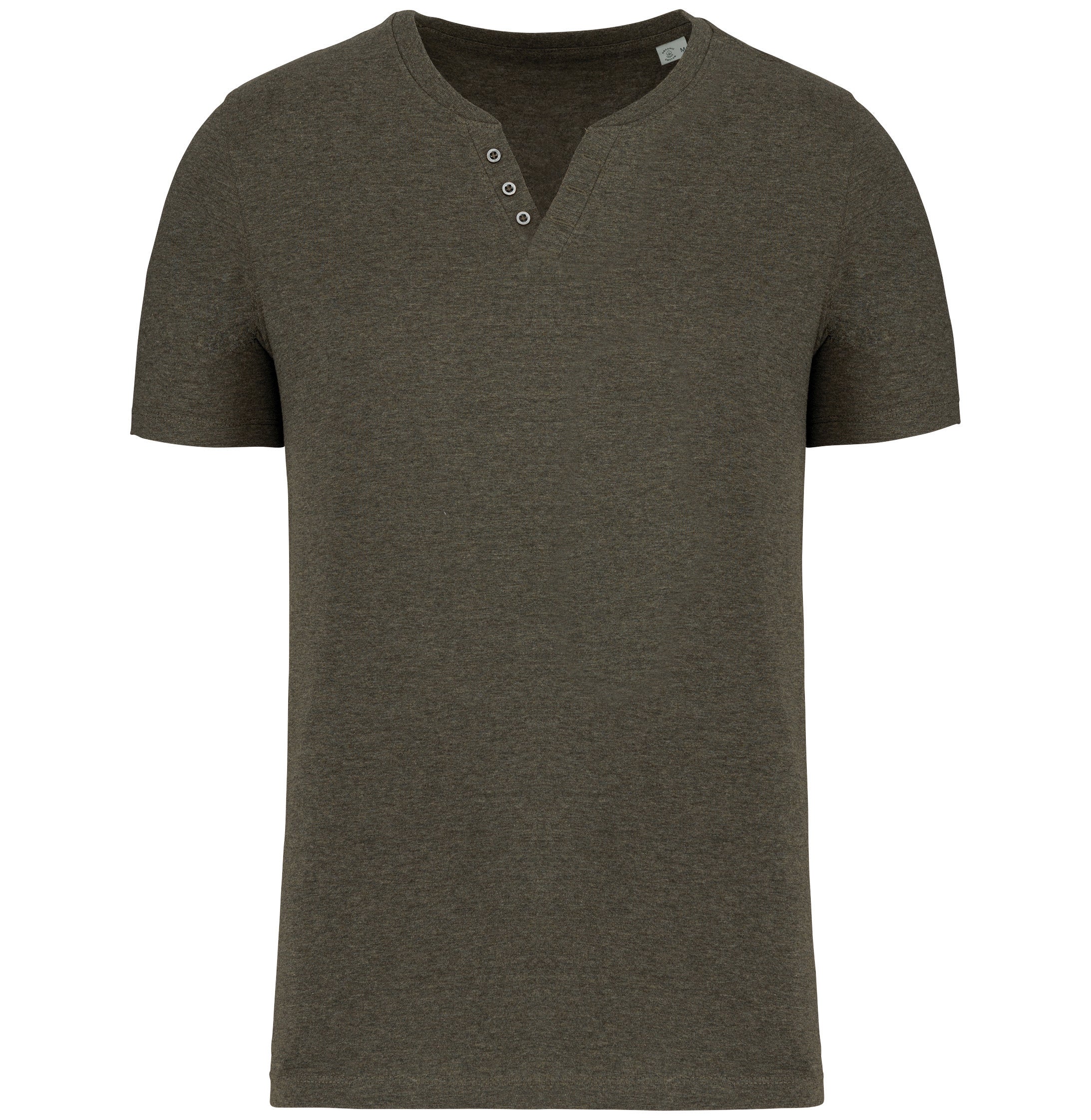 V-hals T-shirt met knopen - 140 Gsm - KNS302